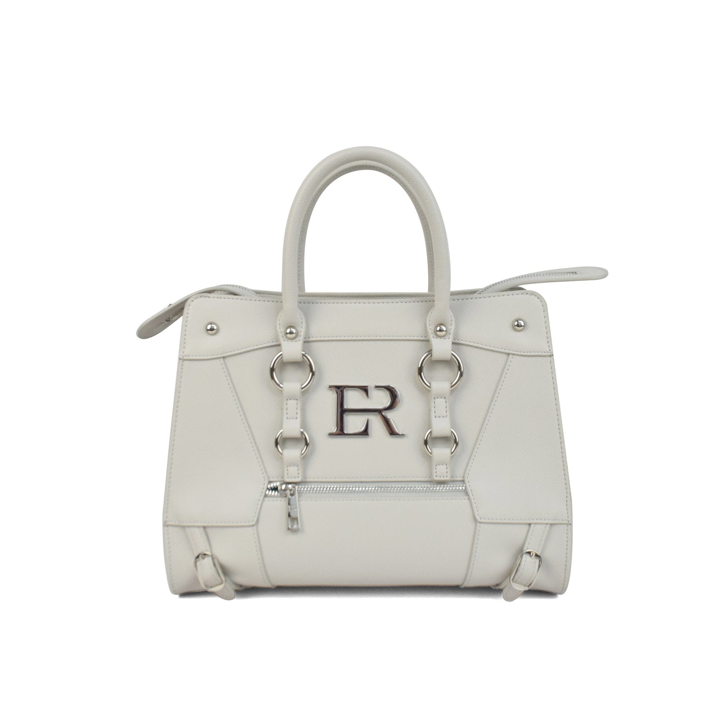 Ivory Leather Shoulder Bag | Premium Quality - Eden Reflex
